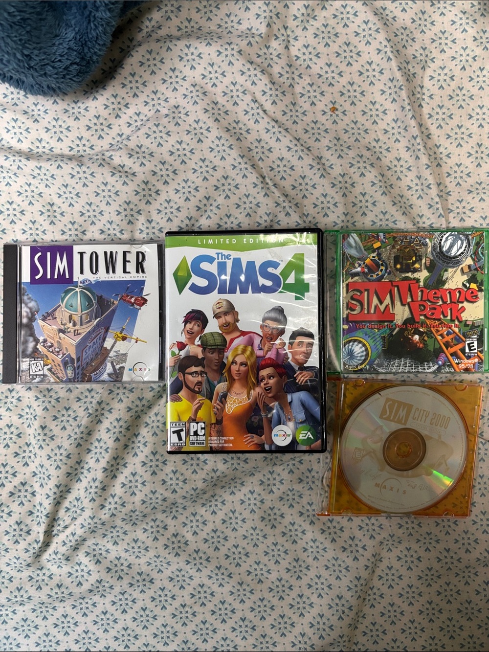 SimTower PC Game sims4 sim theme park and sim city 2000